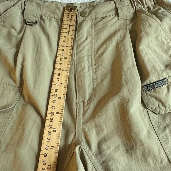 Royal Robbins Pants Womens Size 8 Khaki Nylon Cargo Convertible Hiking Outdoors - Picture 10 of 13